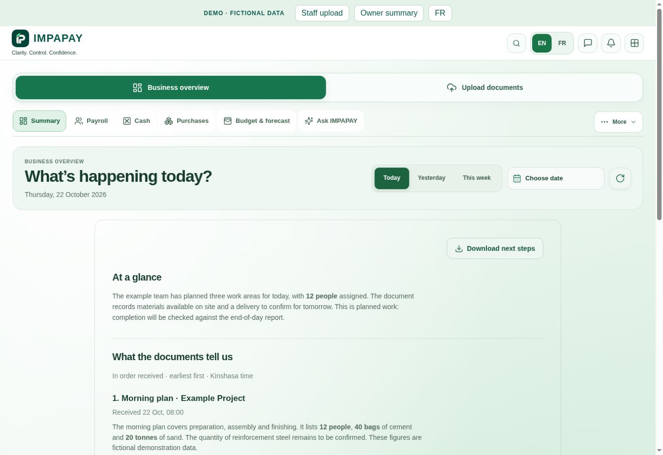 IMPAPAY business summary